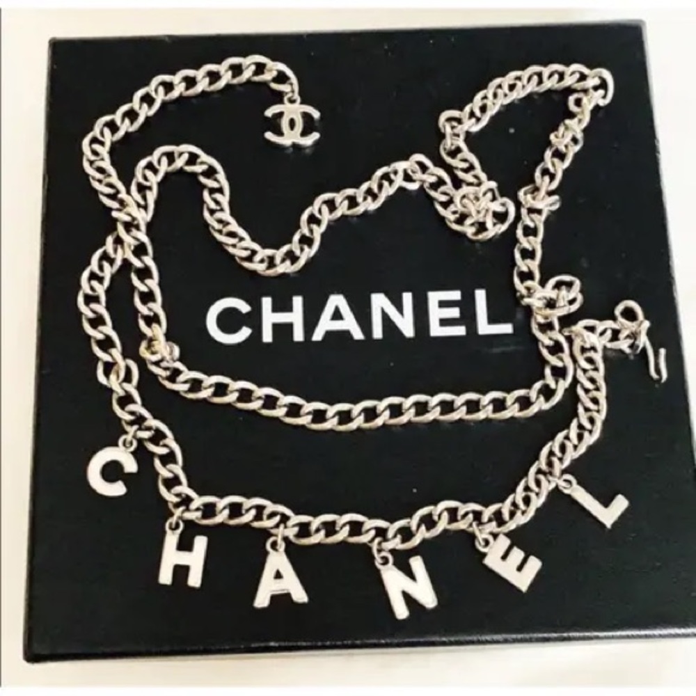 Rare Chanel Chain Monogram Belt New in Box